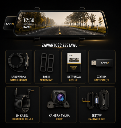 Kamio™ - Wideorejestrator 4K